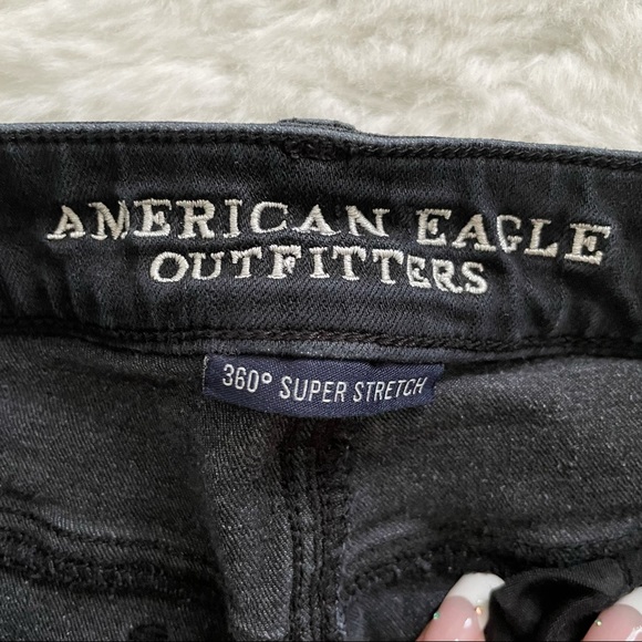 American Eagle Outfitters Black Hi-Rise Jeggings - Picture 4 of 5